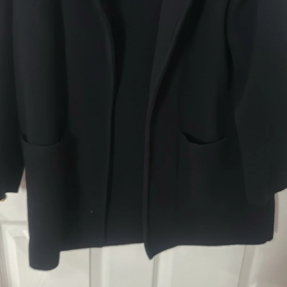 J. Crew Women's Black knit Blazer as medium